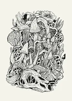 挪威插画师 Allan Ohr 一组手绘插画 ​（转）@手绘手账素材 ​​​​