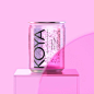 Whimsical Visual Identity for New Energy Drink Brand KOYA : KOYA is an energy drink brand that claims to help you open your mind, consciousness and perception. Featuring natural ingredients, it is changing how energy beverages are perceived, so does its b