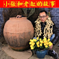 田园落地花瓶粗陶罐庭院装饰复古花瓶花盆陶缸大陶罐老罐子-淘宝网
