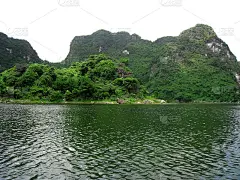 山水景观，董安，宁平，越南