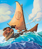 Moana, Luca Pisanu : Hi everyone!<br/>Here's a collection of some of my paintings for Moana.<br/>Proud of the team and the extraordinary result that they achieved!<br/>Thank you so much for the support!<br/>©Disney Moana