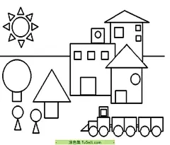 12张用七巧板简单形状创意幼儿涂色简笔画！ | 涂色集，涂色画打印大图 : 七巧板是一种益智玩具，由七个不同形状的木块组成。以下是七巧板的玩法：拼图: 将七块不同形状的木块组合在一起，形成一个完整的图案。可以根据自己的想象力和创造力，拼出各种有趣的形状，如动物、建筑物、字母等。几何图形填充: 将七块木块按照特定的规 12张用七巧板简单形状创意幼儿涂色简笔画！