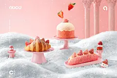 美食蛋糕 | 爱达乐草莓季 X 甲乙丙丁摄影设计