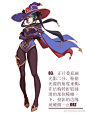 一张原神莫娜同人立绘的步骤图放这里，画渣轻喷ORZ（个人流）
#KK魔法学院# #插画# #遇见艺术# #绘画# #原神# ​​​​