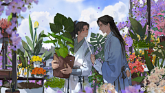 蓝依あ采集到古风双人