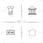 直的,建筑业,计算机图标,建筑体,矢量,图像,标志,钟,螺丝,石洞壁画