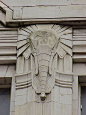 Art Deco Elephant on the former Burton's Store in Streatham, Belfast. by dct66, via Flickr