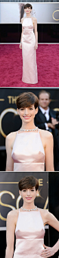 #奥斯卡#ANNE HATHAWAY IN PRADA AT THE 85TH ANNUAL ACADEMY AWARDS