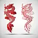 矢量的神龙剪纸，国庆节图片，国庆节素材，庆祝国庆节图片大全，2020庆国庆图片，庆国庆背景图片，国庆手抄报图片大全，国庆小报图片大全，2020国庆图片大全