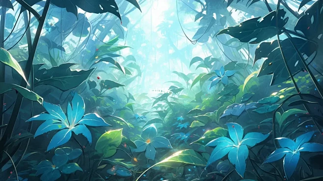 每日Ai关键词 附咒语 ｜ 雨林之晨