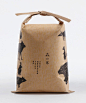 森の家 米袋 包装设计