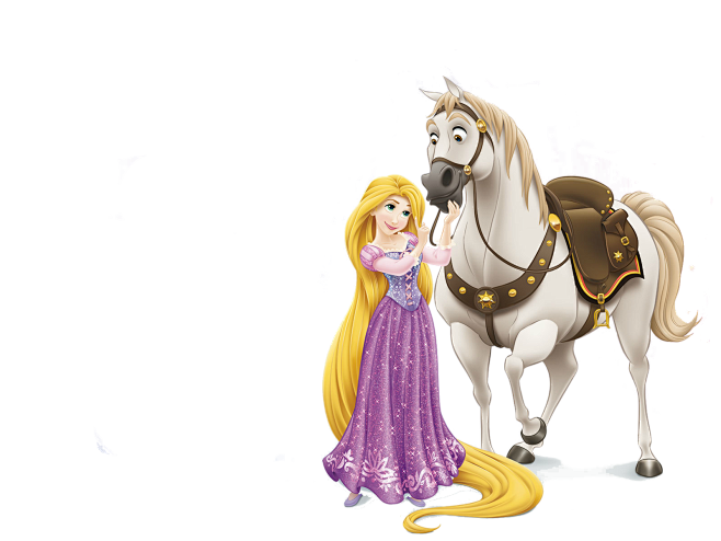 迪士尼长发公主马设定