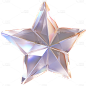 通用3D立体C4D水晶星星元素素材