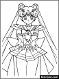 Girls Sailor Moonfe5c Coloring Page