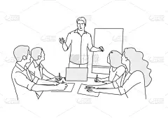 人,男人,黑板,餐桌,商务,线条,经理,专业人员,一个人,教练