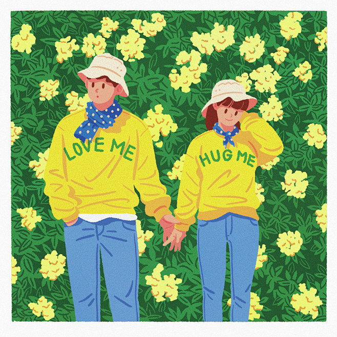 커플 (Couple) - 디지털 아트...