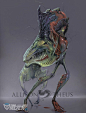 超赞的怪物设计 | 美国概念艺术家Allison Theus作品欣赏91p-怪物军团-微元素 - Element3ds.com!