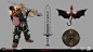 Heroes Concept Art - Ravenswatch