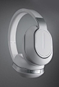 Check this out on leManoosh.com: #Aluminum #Button #Color Accent #Comfort #Headphones #Metal #Minimalist #Rounded #White