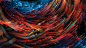 3d, Abstract, Lines, Optic Fiber wallpaper preview