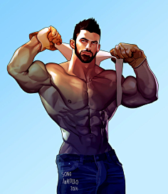 霸气肌肉男漫画专辑