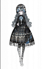 动漫 插画 人物 萝莉 洋服 洛丽塔 洋装 Lolita 设计 画师：斯比 魔女卡提作者