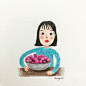 爱吃葡萄的妹子~~