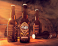 GOLDEN GUN : Branding of beer for the Swiss brewery "FMR"