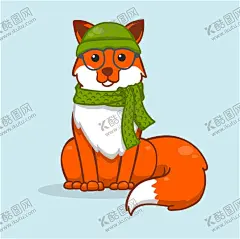 卡通狐狸 【酷图网】卡通,漫画,手绘,logo,吉祥物,卡通吉祥物,动物,卡通动物,形象卡通,IP形象,IP卡通,IP形象设计,卡通人物,人物,印花,卡通印花,印花图案,