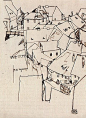 #埃贡·席勒##Egon Schiele##维也纳分离派##Vienna Secession##油画##速写#人物#