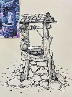 课题18：写生-古井_1_森帝北北-_来自小红书网页版