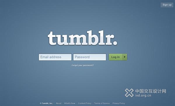 tumblr 登录