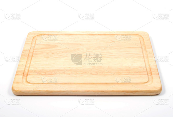 案板,分离着色,白色背景,褐色,水平画幅,家庭生活,特写,厚木板,一个物体,食品