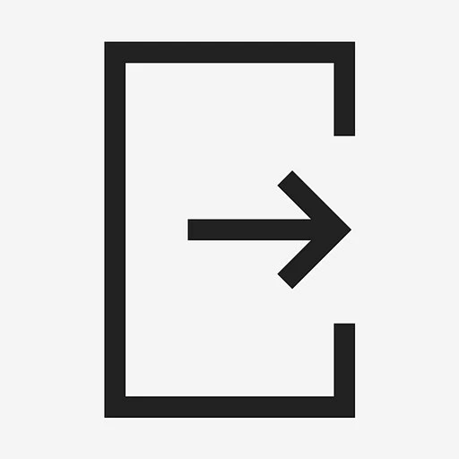 注销移出离开图标_88ICON https://88icon.com 注销 移出 离开 退出 箭头图片_图标图片素材-花瓣网