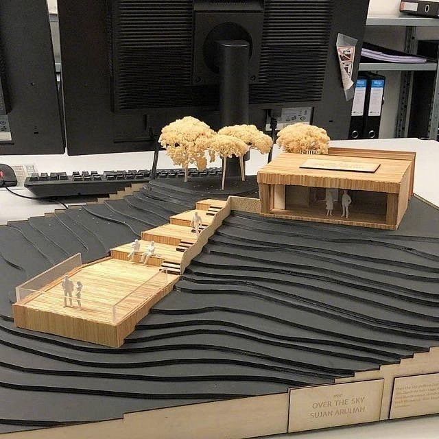 山地建筑模型表达 ​​​​