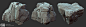 PUBG Karakin Cliffs, Valdemar Nyhlén : This is a set of cliffs I made as a freelancer on the behalf of PUBG Corp. The set was created to be used on their Karakin map. 
Made from provided reference and measurements.