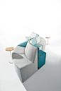 Guell Modular System by Alexander Lotersztain for Derlot Editions. Available from Stylecraft.com.au: 