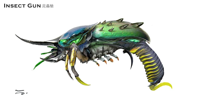 昆虫枪 Insect Gun - --花瓣网