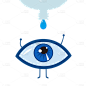 手绘-世界爱眼日氛围元素-SVG10