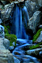 【风景摄影】蓝色瀑布。福赛斯，密苏里，美国 。 