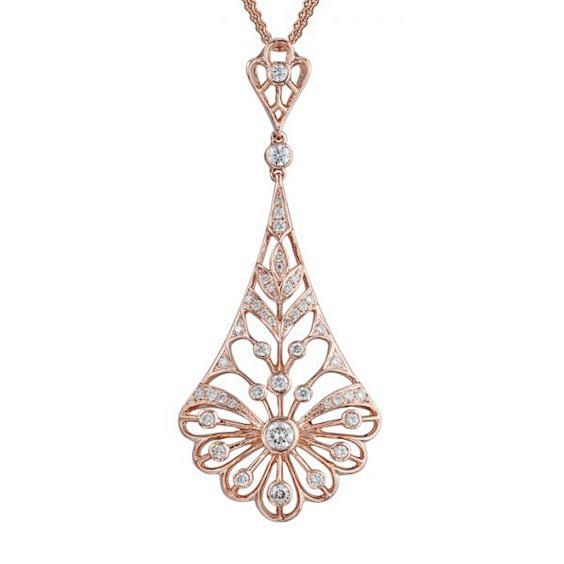 Rose Gold and Diamon...