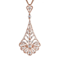 Rose Gold and Diamond Pendant 06-1448359235