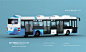 超长城市公交车公共汽车车身广告贴图展示样机模板 Long city bus mockup : 



 