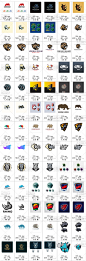 LOGO犀牛动物图标头像标志徽标品牌商标VI矢量图店标插画设计素材-淘宝网