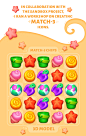 cartoon digital illustration concept match3 game 2D art ILLUSTRATION  Digital Art  Drawing  concept art art