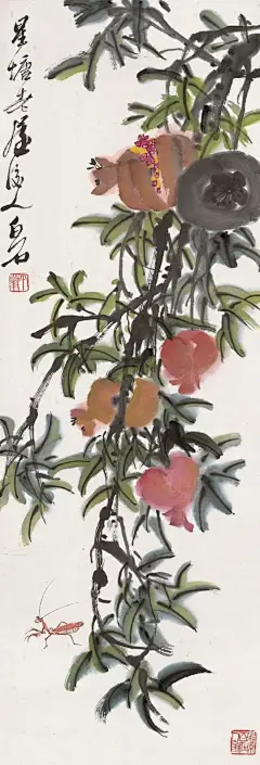 秋风起，齐白石那些写意瓜果，令人梦归田园|绘画|南瓜_网易订阅