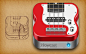 Application icon for Howcast Bass Guitar. #icons #app #iPhone6 #guitar #ui