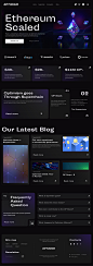 Cryptocurrency Landing Page Redesign (OPTIMISM) on Behance