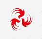 三只红色盘旋的燕子标志图标高清素材 logo 三只 图标 标志 燕子 燕子LOGO 盘旋 红色 UI图标 设计图片 免费下载 页面网页 平面电商 创意素材