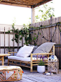 cosy outdoor living spaces by the style files